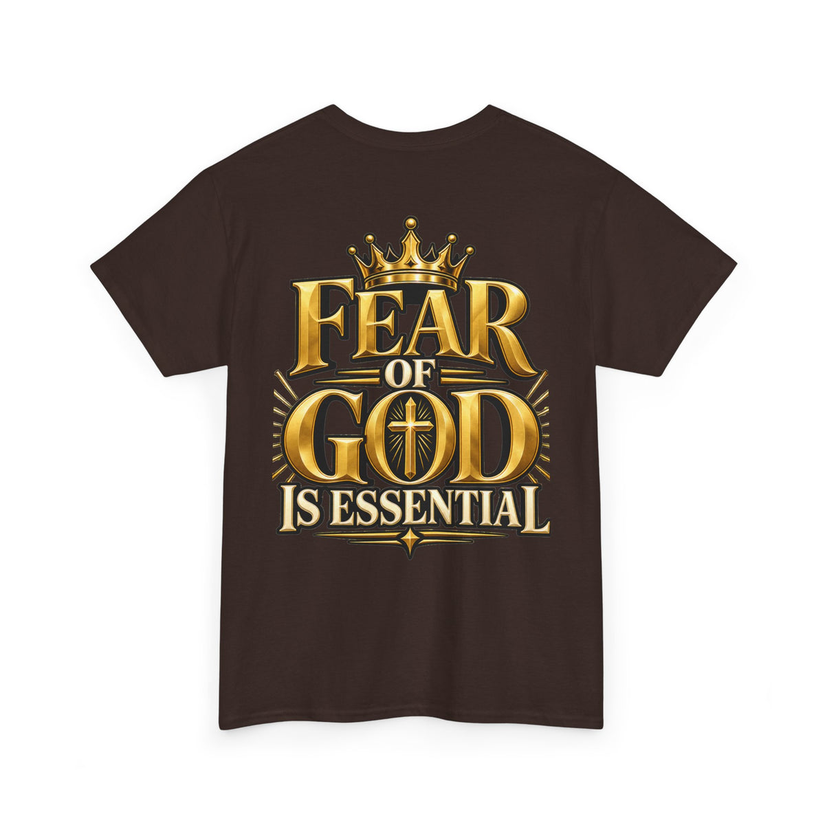 Fear of God crown logo Tee | Religious Christian faith shirt