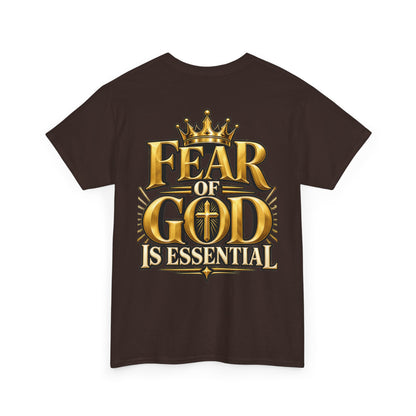 Fear of God crown logo Tee | Religious Christian faith shirt