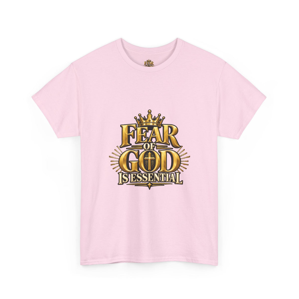 Fear of God crown logo Tee | Religious Christian faith shirt