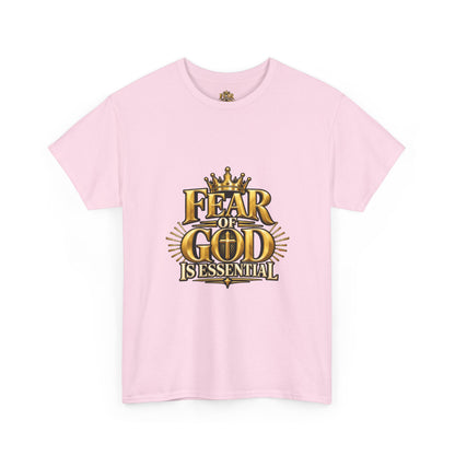 Fear of God crown logo Tee | Religious Christian faith shirt
