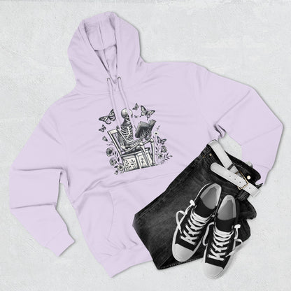 SkeletonHoodie - Perfect for Book Lovers, Readers, Unisex Sweatshirt, Relaxed Everyday Wear