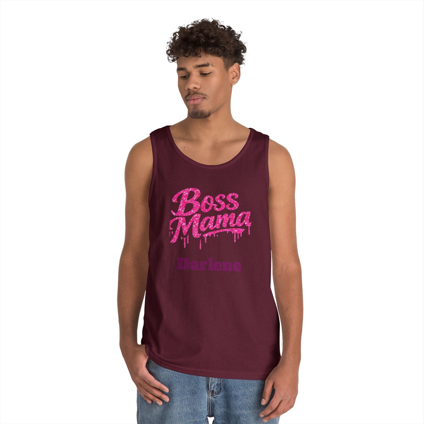 Boss Mama tank top | Personalized name option