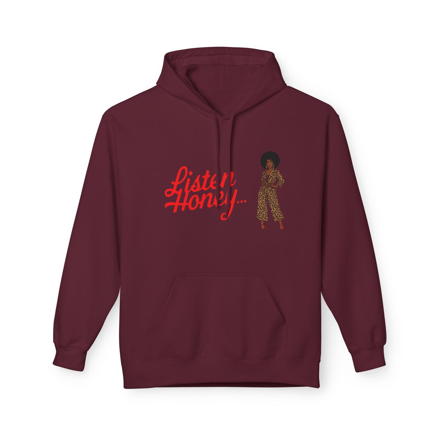 Empowering Quote Fleece Hoodie: Vintage Style, Unisex Graphic Sweatshirt, Casual Gift for Her, Inspirational Fashion, Everyday Comfort