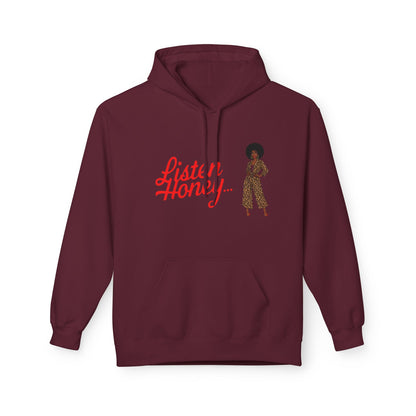 Empowering Quote Fleece Hoodie: Vintage Style, Unisex Graphic Sweatshirt, Casual Gift for Her, Inspirational Fashion, Everyday Comfort