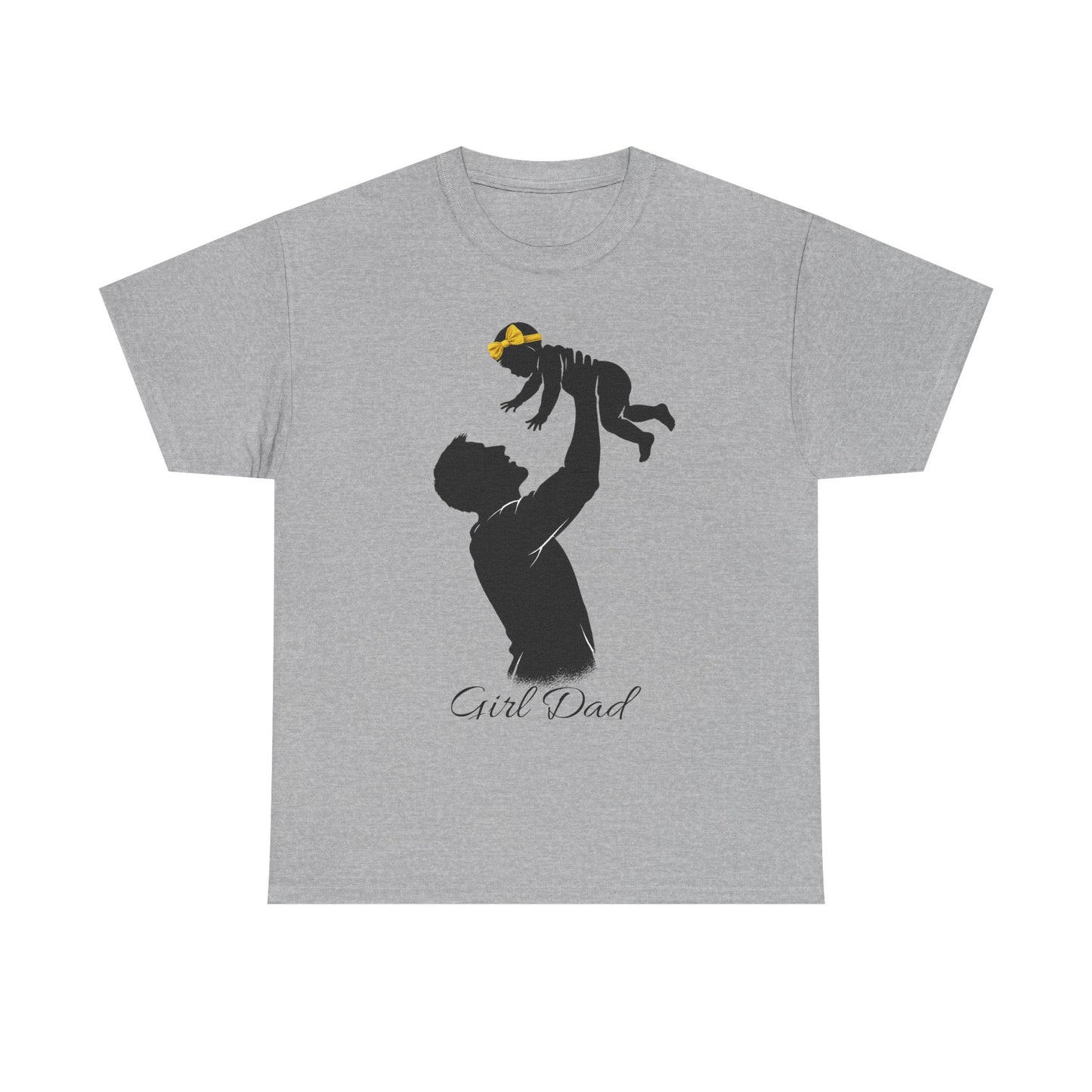 Dad Silhouette T‑Shirt – 'Girl Dad' Father & Daughter Tee