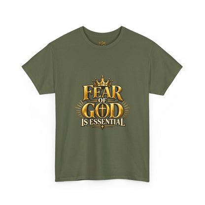 Fear of God crown logo Tee | Religious Christian faith shirt