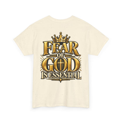 Fear of God crown logo Tee | Religious Christian faith shirt