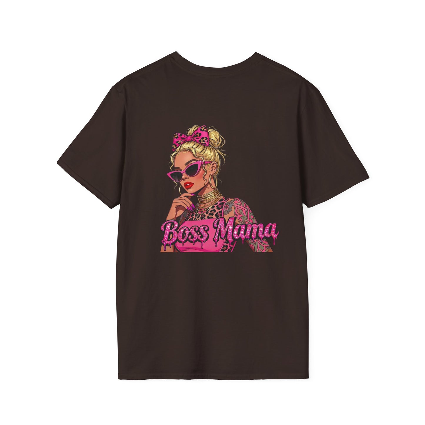 Boss Mama graphic T-Shirt | Retro Pinup Mom design