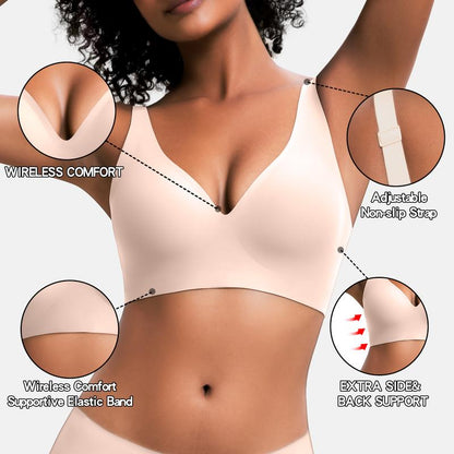 SculptEase™ – Deep V Bra Lift & Comfort Without Wires
