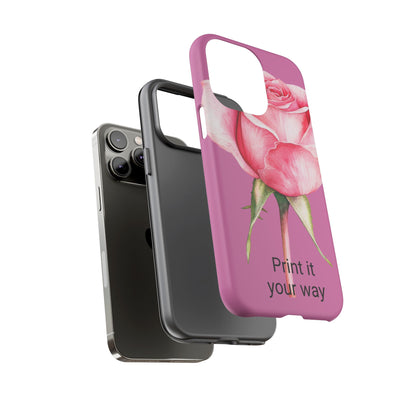 Custom cell phone case, Personalized Gift for Her, Inspirational, Elegant