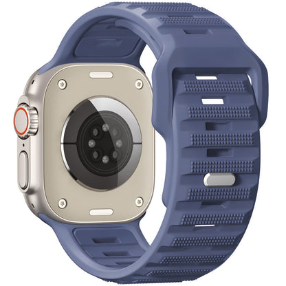 Sport Bands Compatible with Apple Watch Ultra 2/Ultra Band, Compatible with Apple Watch Bands for men 49mm 45mm 44mm 42mm, Silicone Loop Wide Strap for iWatch Series 9 8 7 6 5 4 SE 3 2 1