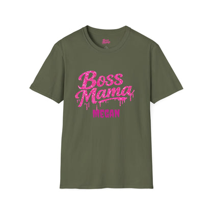 Boss Mama graphic T-Shirt | Retro Pinup Mom design