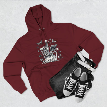 SkeletonHoodie - Perfect for Book Lovers, Readers, Unisex Sweatshirt, Relaxed Everyday Wear