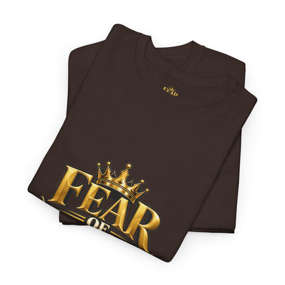 Fear of God crown logo Tee | Religious Christian faith shirt