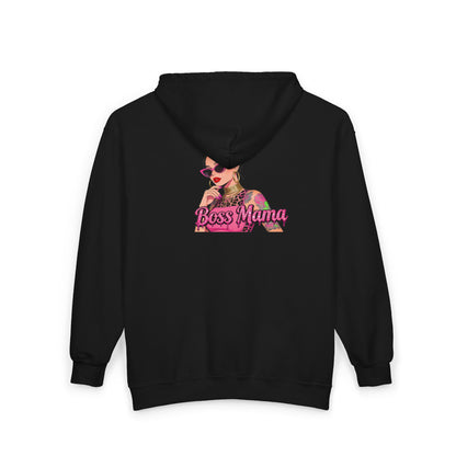 Boss Mama Zip Hoodie | Personalized Rachel, Pink Mom Design