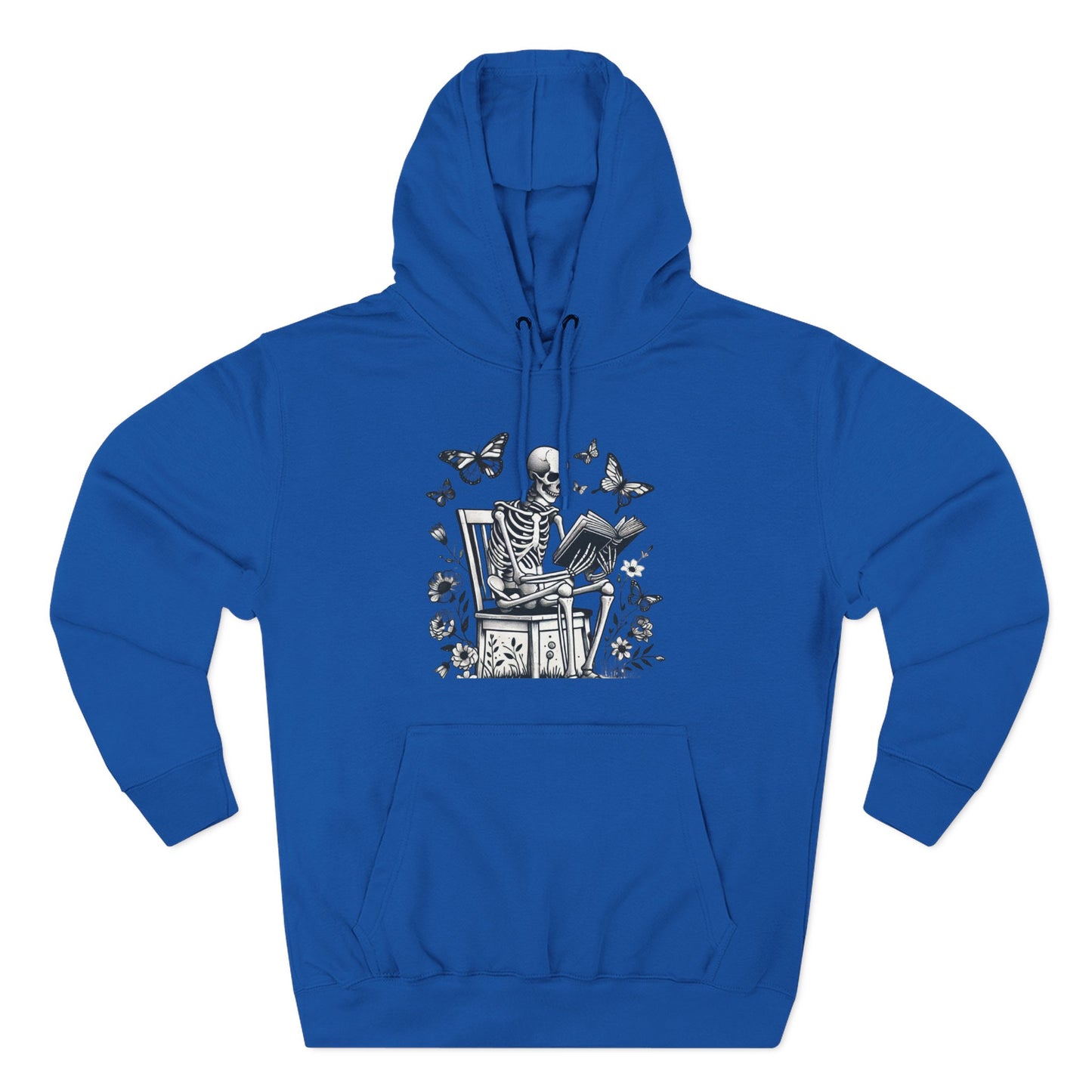 SkeletonHoodie - Perfect for Book Lovers, Readers, Unisex Sweatshirt, Relaxed Everyday Wear