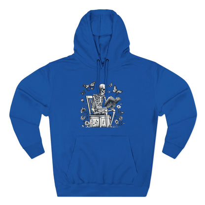 SkeletonHoodie - Perfect for Book Lovers, Readers, Unisex Sweatshirt, Relaxed Everyday Wear