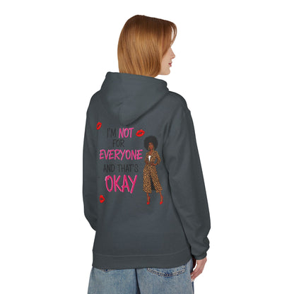 Empowering Quote Fleece Hoodie: Vintage Style, Unisex Graphic Sweatshirt, Casual Gift for Her, Inspirational Fashion, Everyday Comfort