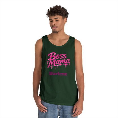 Boss Mama tank top | Personalized name option