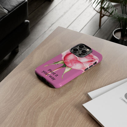Custom cell phone case, Personalized Gift for Her, Inspirational, Elegant