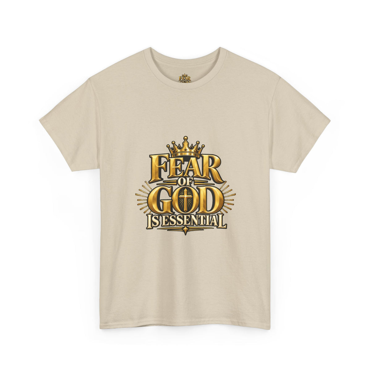 Fear of God crown logo Tee | Religious Christian faith shirt