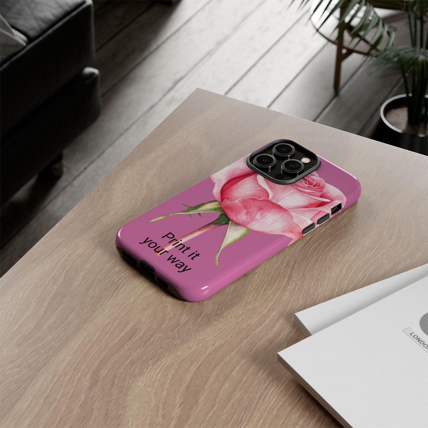 Custom cell phone case, Personalized Gift for Her, Inspirational, Elegant