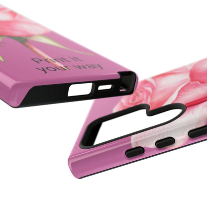 Custom cell phone case, Personalized Gift for Her, Inspirational, Elegant