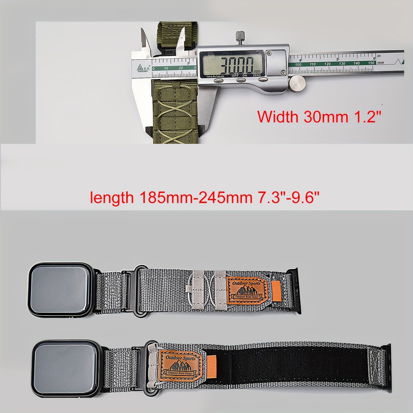 Alpine Loop Tactical Apple Watch Bands - Durable & Comfortable for Adventure - Compatible with Apple Watch Ultra & Series 9/8/7/6/5/4/3/SE - Rugged Nylon Bracelet in Sizes 49mm, 44mm, 40mm, 45mm, 41mm, 38mm, 42mm