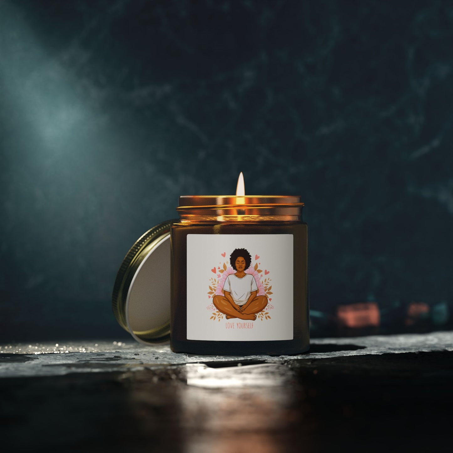 Meditation Scented Candle, Relaxation Gift, Eco-Friendly Home Decor, Spiritual Aromatherapy, Mindfulness Candle