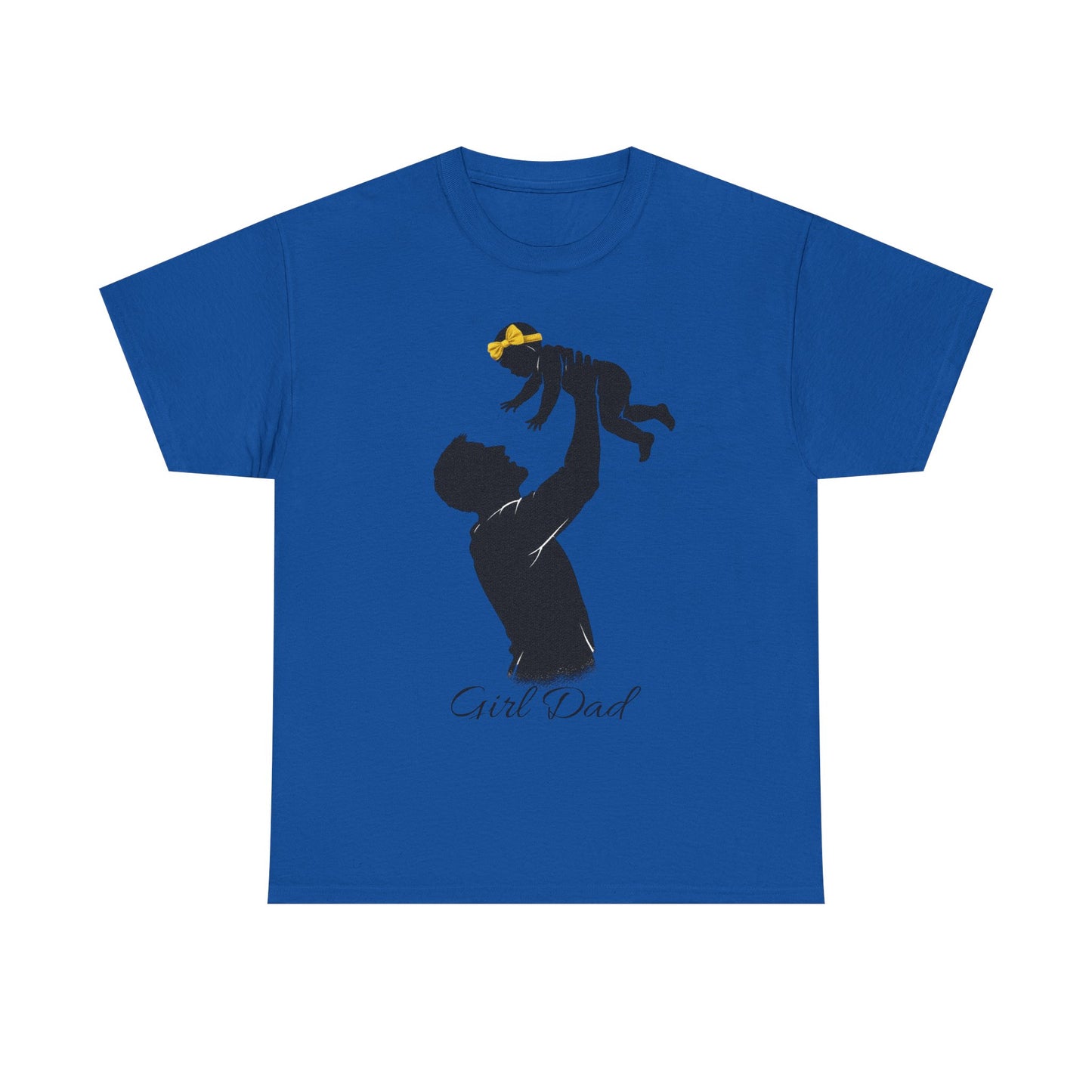 Dad Silhouette T‑Shirt – 'Girl Dad' Father & Daughter Tee