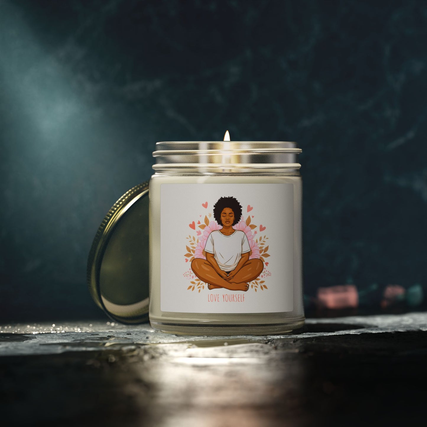 Meditation Scented Candle, Relaxation Gift, Eco-Friendly Home Decor, Spiritual Aromatherapy, Mindfulness Candle