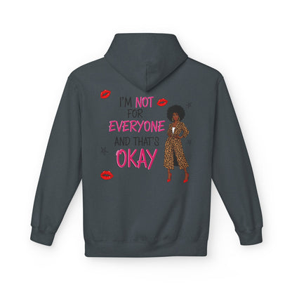 Empowering Quote Fleece Hoodie: Vintage Style, Unisex Graphic Sweatshirt, Casual Gift for Her, Inspirational Fashion, Everyday Comfort