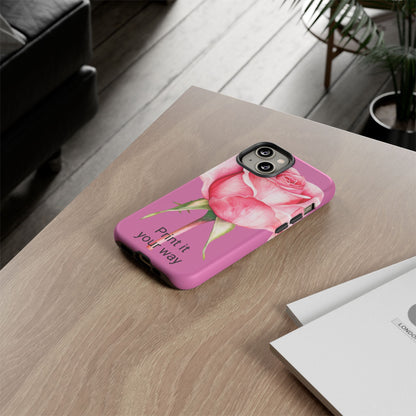 Custom cell phone case, Personalized Gift for Her, Inspirational, Elegant