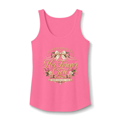 Her Forever Crew tank top | Bridal Party Floral Top