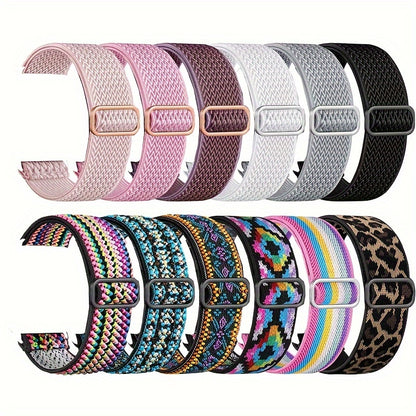 12 Pack Compatible with Apple Watch Bands 44mm for Women Men, Stretchy Nylon Sport Straps Compatible with Apple Series 9 Band, Apple Watch Band 45mm 49mm 42mm 41mm 40mm 38mm for iWatch SE Ultra2 Series 9 8 7 6 5 4 3 2 1