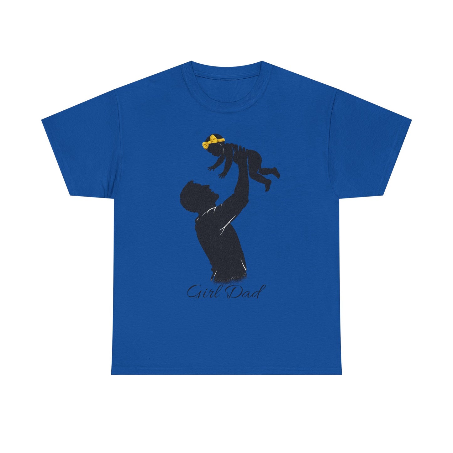 Dad Silhouette T‑Shirt – 'Girl Dad' Father & Daughter Tee