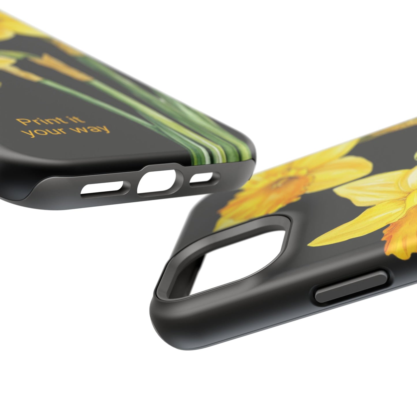Cell Phone Cases, Daffodil March Birth Flower Impact Resistant Protective Cover, Phone Accessories, Floral Tech Gear, Birthday Gift