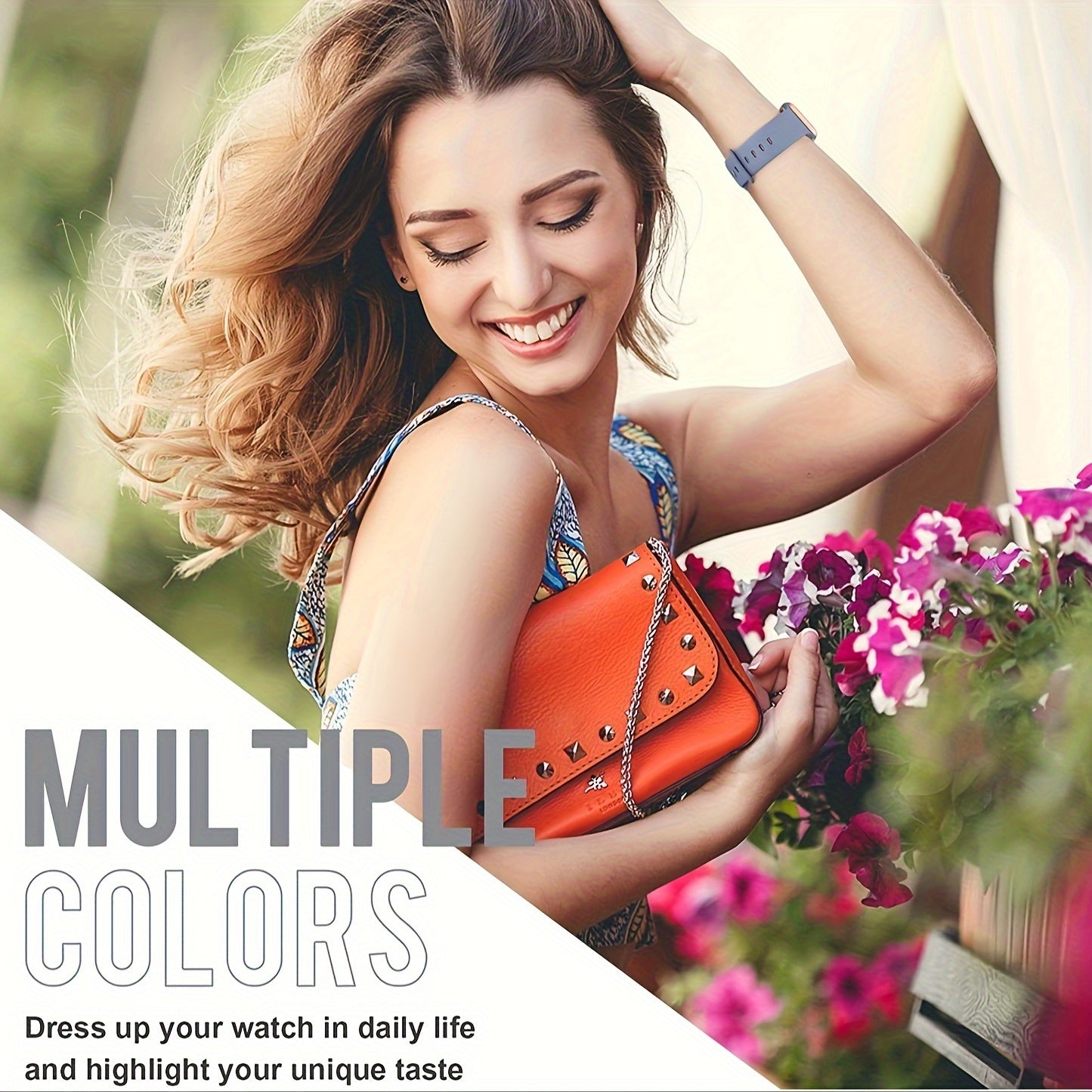 8/15pcs Soft Silicone for Apple Watch Bands - Waterproof Sport Watch Straps for Men And Women - Compatible with 40mm 41mm 38mm 45mm 44mm 42mm for iWatch SE Series 10 9 8 7 6 5 4 3 2, Durable Replacement Wristbands with Comfor