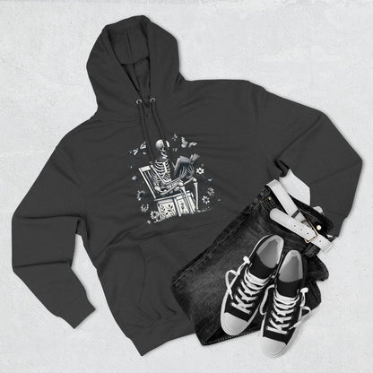 SkeletonHoodie - Perfect for Book Lovers, Readers, Unisex Sweatshirt, Relaxed Everyday Wear