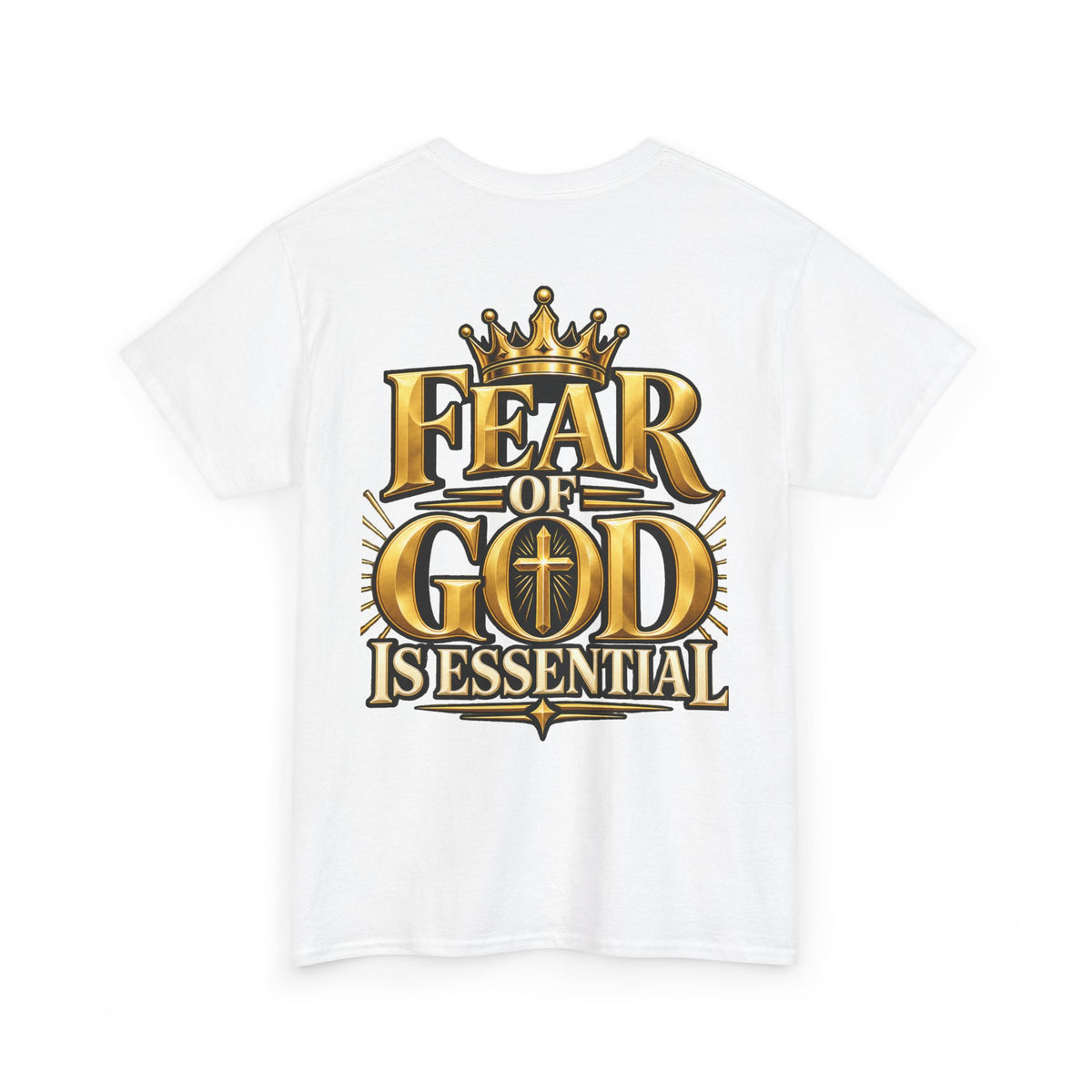 Fear of God crown logo Tee | Religious Christian faith shirt