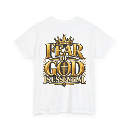 Fear of God crown logo Tee | Religious Christian faith shirt
