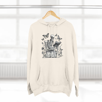 SkeletonHoodie - Perfect for Book Lovers, Readers, Unisex Sweatshirt, Relaxed Everyday Wear