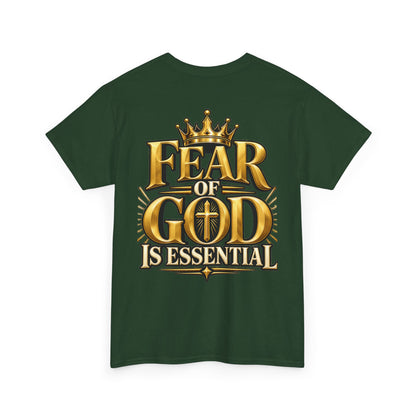 Fear of God crown logo Tee | Religious Christian faith shirt