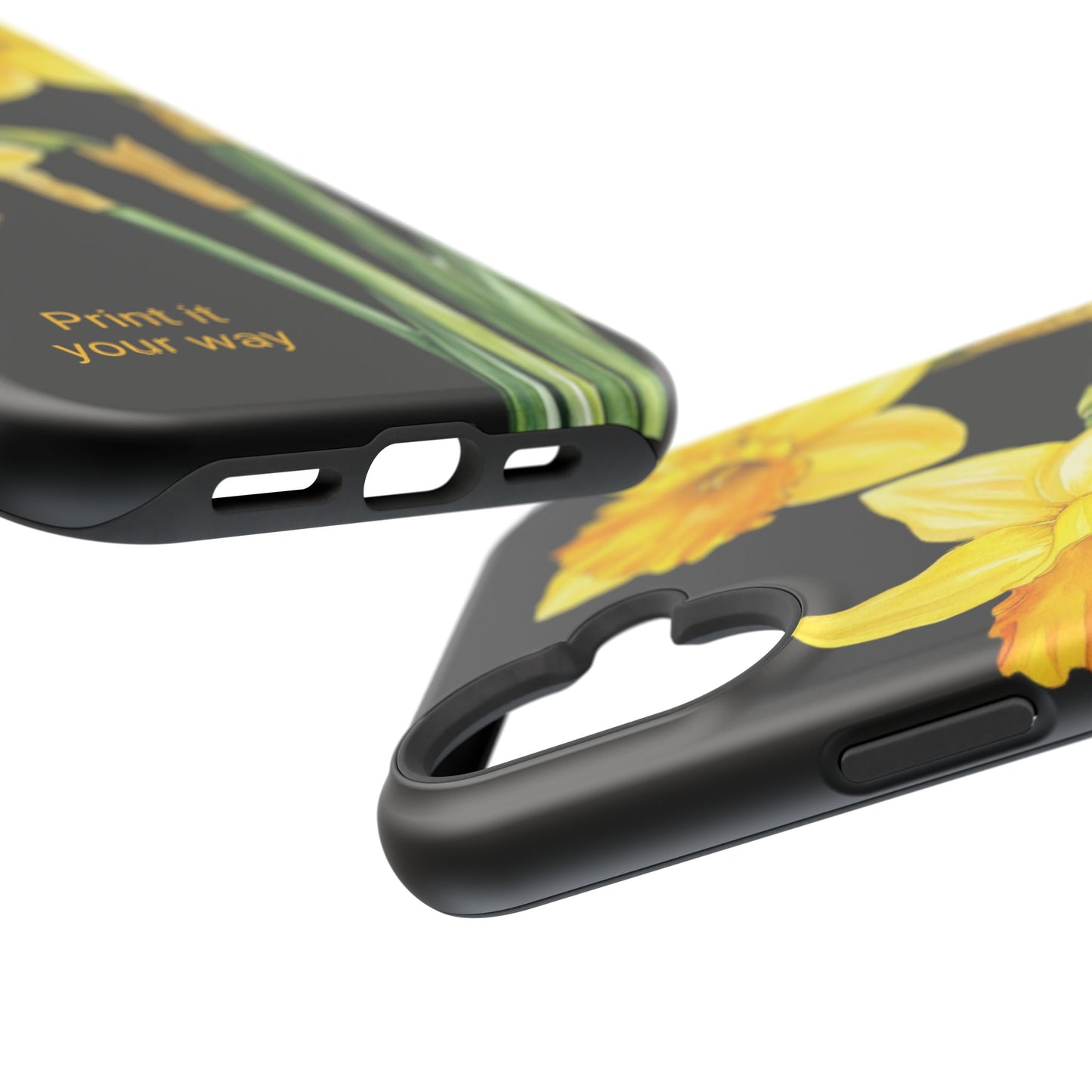 Cell Phone Cases, Daffodil March Birth Flower Impact Resistant Protective Cover, Phone Accessories, Floral Tech Gear, Birthday Gift