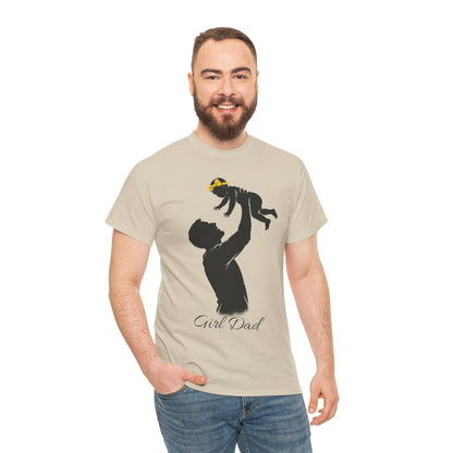 Dad Silhouette T‑Shirt – 'Girl Dad' Father & Daughter Tee