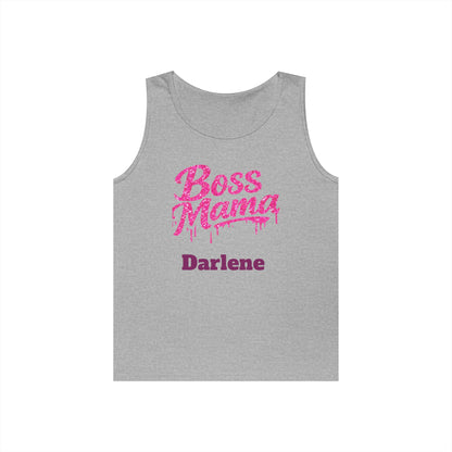 Boss Mama tank top | Personalized name option