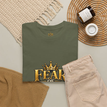 Fear of God crown logo Tee | Religious Christian faith shirt