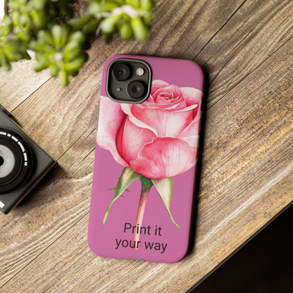 Custom cell phone case, Personalized Gift for Her, Inspirational, Elegant