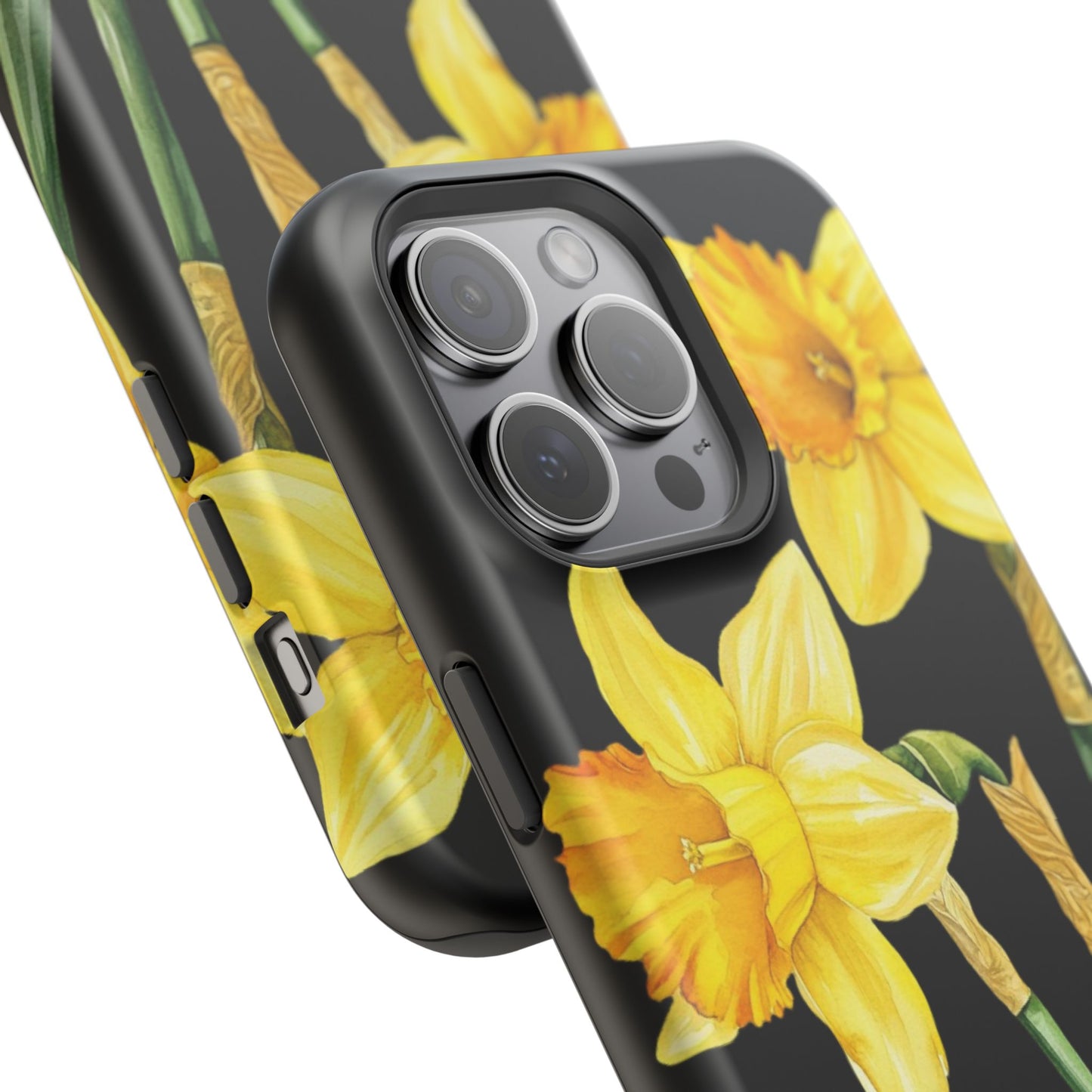 Cell Phone Cases, Daffodil March Birth Flower Impact Resistant Protective Cover, Phone Accessories, Floral Tech Gear, Birthday Gift