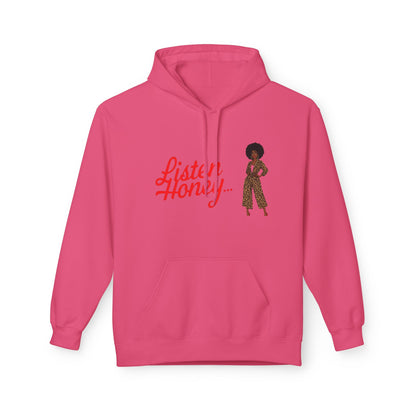 Empowering Quote Fleece Hoodie: Vintage Style, Unisex Graphic Sweatshirt, Casual Gift for Her, Inspirational Fashion, Everyday Comfort